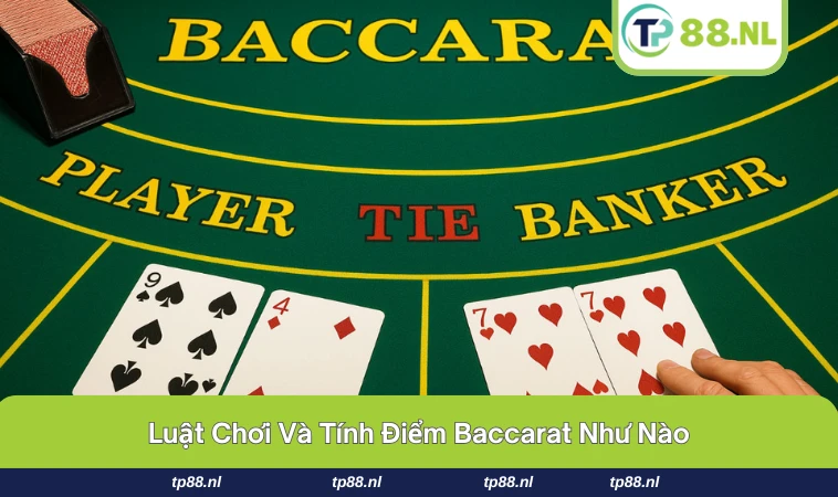 Baccarat Trực Tuyến - Hướng Dẫn Cơ Bản Cho Người Mới 2 Dealer chia bài và hiển thị kết quả thắng thua rõ ràng trên màn hình.
