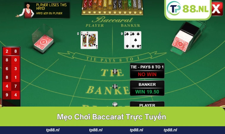 Baccarat Trực Tuyến - Hướng Dẫn Cơ Bản Cho Người Mới 3 Người chơi theo dõi bảng kết quả để xác định nhịp cầu.