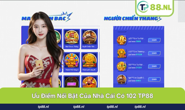 TP88 27 Giao diện dễ dùng cùng kho game đa dạng chỉ có tại TP88.