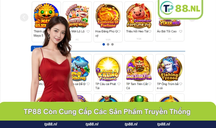 TP88 31 Đa dạng các sản phẩm để người chơi có thể lựa chọn tham gia